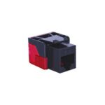ICC Cat 6 EZ Black Modular Network Connector - 8 Position