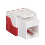 ICC Cat 6 EZ Modular Connector Jack, 8 Position White