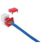 ICC Cat 6 EZ Modular Connector Jack, 8 Position White - Image 2