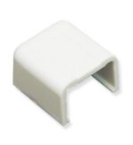 ICC ICRW12ECWH White 1 1/4 Inch Raceway End Caps for Cable Protection