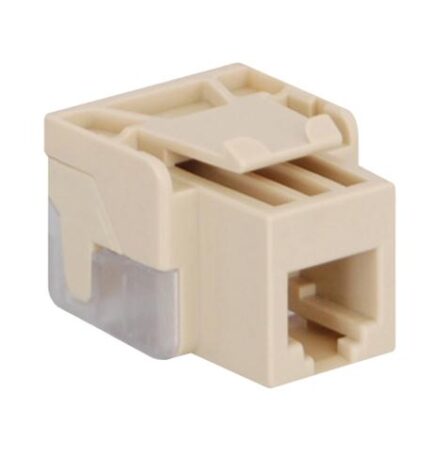 ICC IC1076F0IV Ivory RJ11 Voice Keystone Jack for Clear Calls
