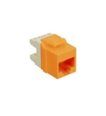 ICC IC1076F0OR Orange HD RJ11 Voice Keystone Jack for Calls