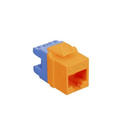 ICC IC1078F5OR High Density Cat5e Keystone Jack for Data Networks