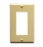 ICC IC107DFSIV Ivory 1-Gang Voice Decora Faceplate with Screws