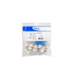 ICC 25-Pack White Cat5e HD Modular Keystone Jacks