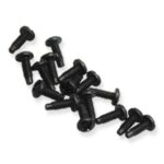 ICC Black #12-24 x 5/8" Rack Screws 25 Pack