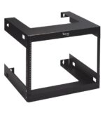 ICC 18in Wall Mount Rack 8 RMS Steel Durable 125lbs