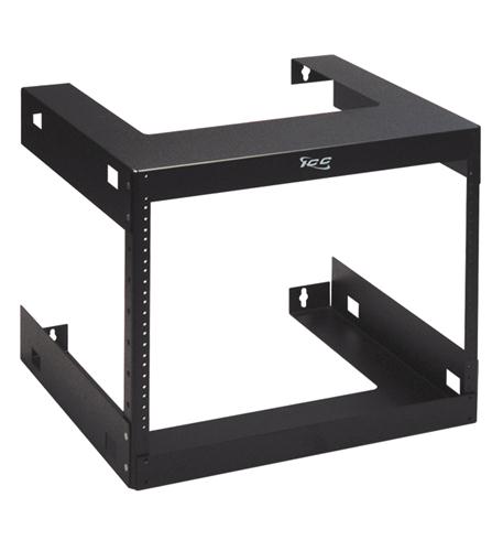 RACK, WALL MOUNT, 18in DEEP, 8 RMS ICC 18in Wall Mount Rack 8 RMS Steel Durable 125lbs - Image 1