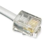 Cablesys 14ft Flat Line Cord 6P4C SV Phone Cable