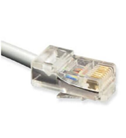 Cablesys 7' Silver 8P8C Telephone Line Cord - Voice/Data