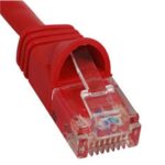 ICC 10ft Red Cat 6 Patch Cable with Gold Contacts