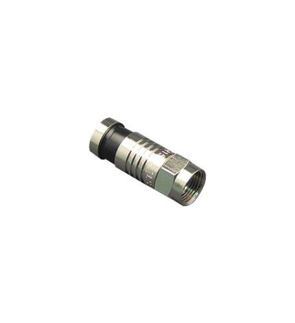 ICC RG6 F-Type Coaxial Connectors 100 Pack Moisture Seal