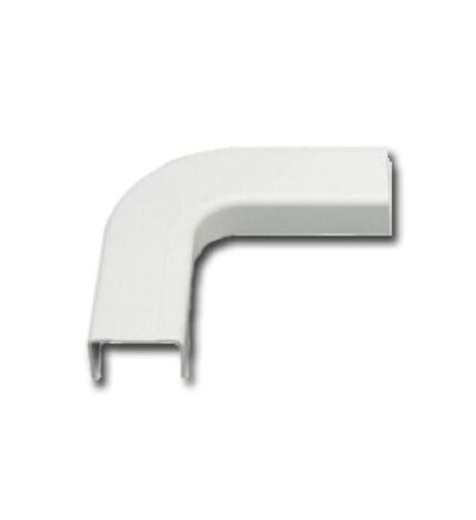 ICC White 1.75 inch Flat Elbow Raceway for Cable Turns