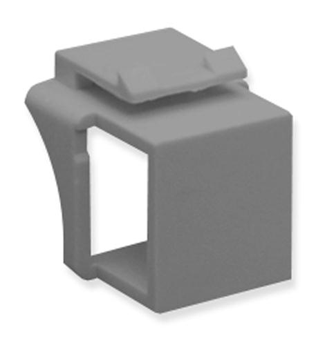 MODULE, BLANK, 10 PK, GRAY ICC Gray Blank Modular Connector Insert 10 Pack - Image 1