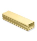 ICC ICRWR13SIV 6ft Ivory Vinyl Raceway for Cat 5E and Cat 6 Cables