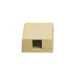 ICC Surface Mount Box 1-Port Ivory - Modular Outlet