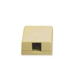 ICC Surface Mount Box 1-Port Ivory - Modular Outlet