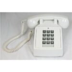 Cortelco 250015-VBA-20M White Desk Phone with Volume Control