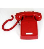 Cortelco Red Desk Phone with Volume Control & ADA Compliant - Image 2