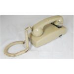 Cortelco Ash Wall Phone No Dial with Pigtail