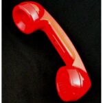 Cortelco Red High-Low Volume Replacement Handset