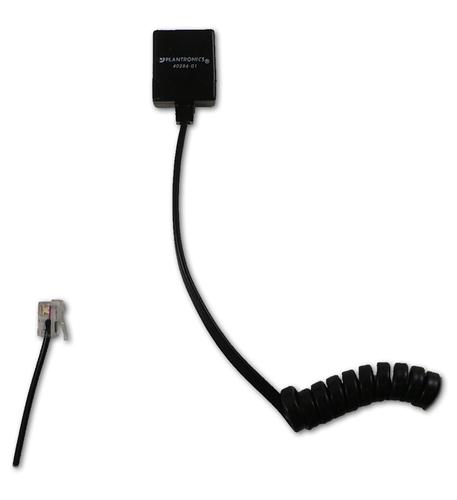 10' Extension M/F Modular Plantronics PL-40286-01 10 Foot Coil Modular Extension Cable - Image 1