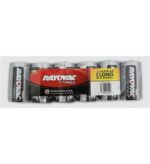 Rayovac Alkaline D Batteries 6 Pack - Long Lasting Power