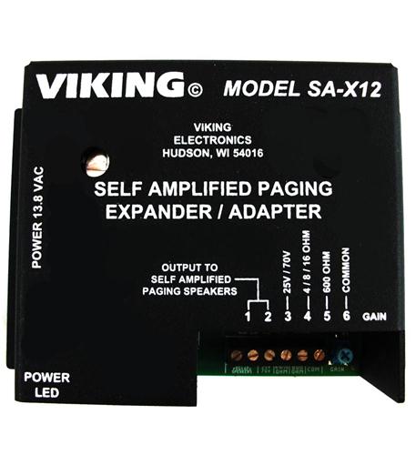 Self Amplified Paging System Expander Viking Electronics X12 Self Amplified Paging Expander Adapter - Image 1