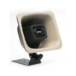 VALCOM 25V Weatherproof Beige Paging Horn - Indoor/Outdoor