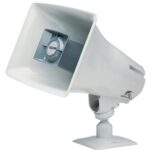 VALCOM 5W Gray 1-Way Weather Resistant Paging Horn