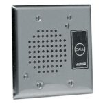 VALCOM Talkback Doorplate Speaker with Braille Call Button
