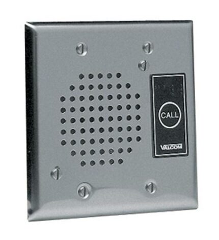 VALCOM Talkback Doorplate Speaker with Braille Call Button