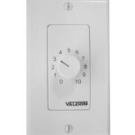 Valcom Wall Mount Volume Control for 150 Speakers, White