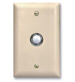Viking Electronics WH Unbreakable Plastic Door Bell Button
