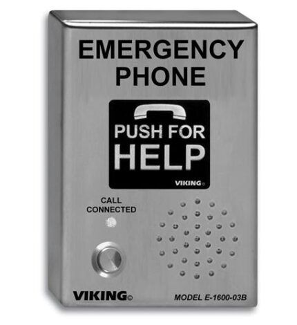 Viking ADA Compliant Stainless Steel Emergency Phone VK-E-1600-03B