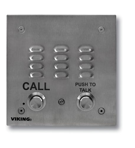 Stainless Steel Handsfree Phon Viking Electronics Stainless Steel Handsfree Phone Vandal Resistant - Image 1