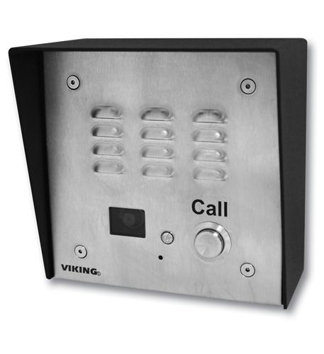 Handsfree Speakerphone - Stainless Steel Viking Electronics VK-E-35 Handsfree Speakerphone with Video Camera - Image 1