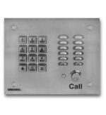 Viking SS Handsfree Phone w/ Keypad Stainless Steel