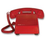 Viking Hotline Desk Phone Red - Hearing Aid Compatible