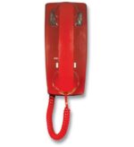 Viking Hotline Wall Phone Red - Amplified, Speed Dial