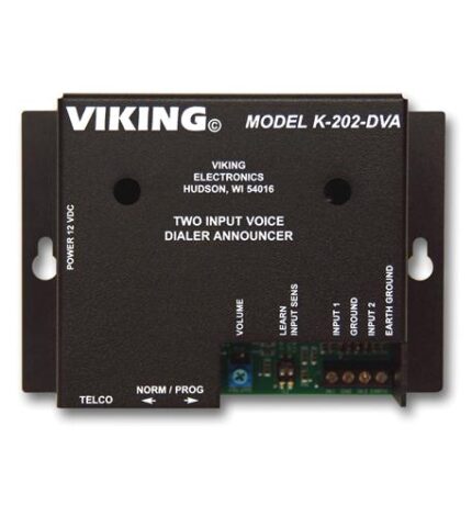 Viking VK-K-202-DVA Two-Input Voice Alarm Dialer with 2 Min Record