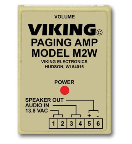 Viking Paging Power Amp w/ Weather Resistant 25AE Horn