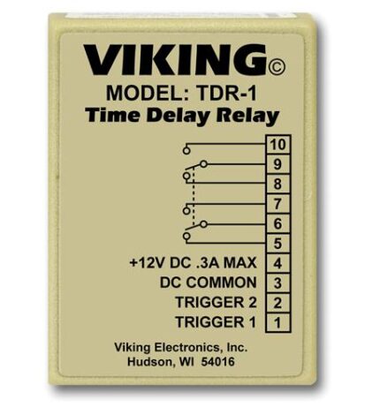 Viking Time Delay Relay VK-TDR-1 Programmable 8-Stage