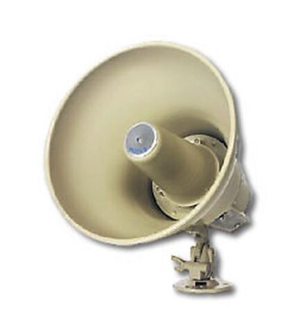 Wheelock Self-Amplified Beige Paging Horn for Commercial Use