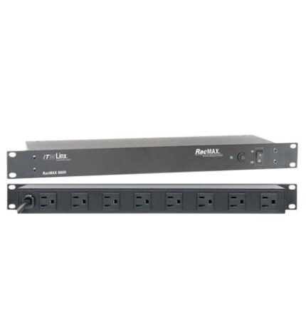 ITW Linx GRM0600 8-Outlet Rack Mount Surge Protector for Electronics