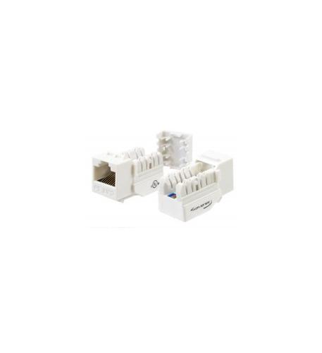 CAT5 JACK WHITE 25 PACK Wavenet White Cat5e Keystone Jack 25-Pack - High Density - Image 1