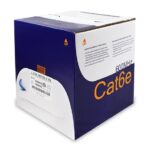 Wavenet CAT6E 600MHz CMR Blue 23AWG Data Cable - 4ft