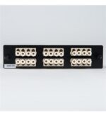 ICC 6 Quad LC 24F Beige Fiber Optic Adapter Panel MM - Image 3