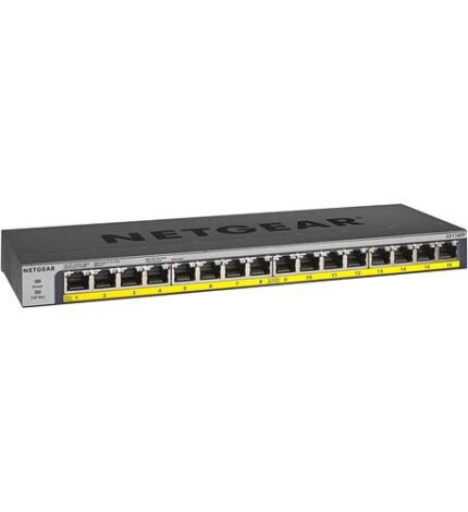 Netgear GS116PP 16-Port PoE+ Gigabit Unmanaged Switch 183W