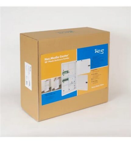 ICC 28" Plastic Combo Media Center for Voice & Data